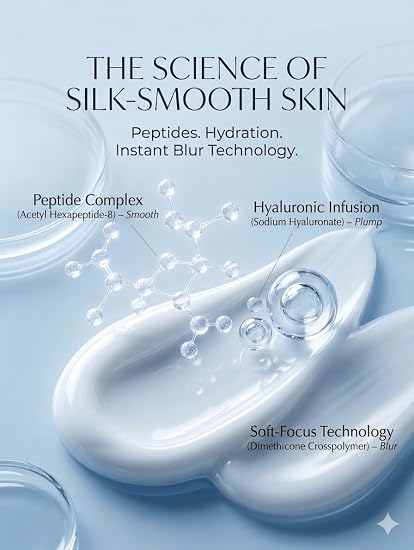 SPÍRULUX Hydrate + Glow Silk Mask – Anti Aging Mask for LED Light Therapy, Luxury Wrinkle Blurring Face Mask, Saffron Infused Anti Wrinkle Mask for Mature Skin (3.52 oz)